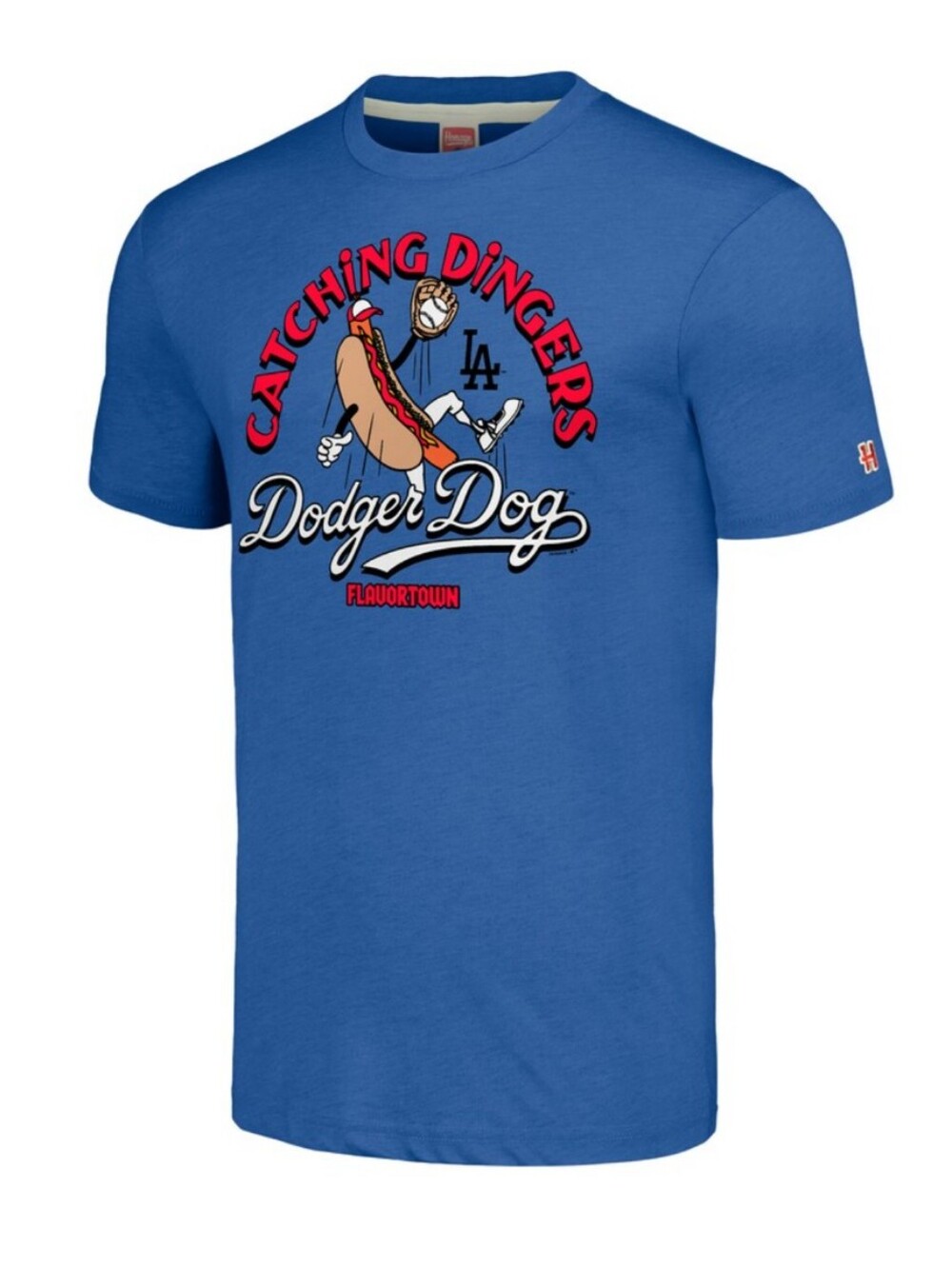 Los Angeles Dodgers MLB x Guy Fieri’s Flavortown  Tri-Blend T-Shirt Men's Sz. M